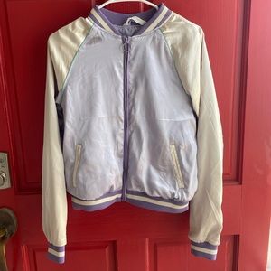 Girls Miami Letterman Zip up jacket